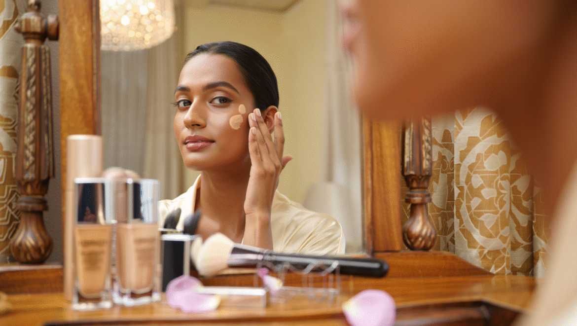 dry face in Dubai caused by climate and air conditioning