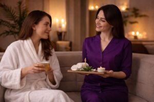 Luxury wellness services in Dubai with personalized post-session care and relaxation