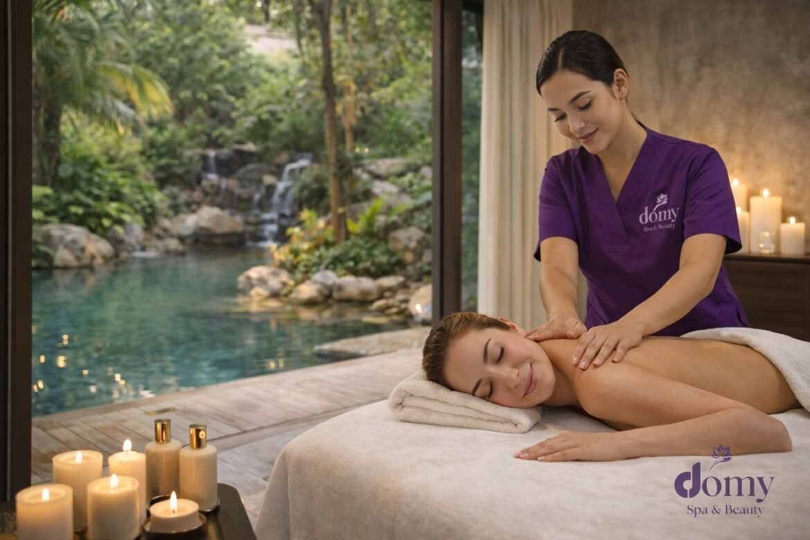 spa offers dubai today featuring professional massage session in serene private spa setting focused on real relaxation