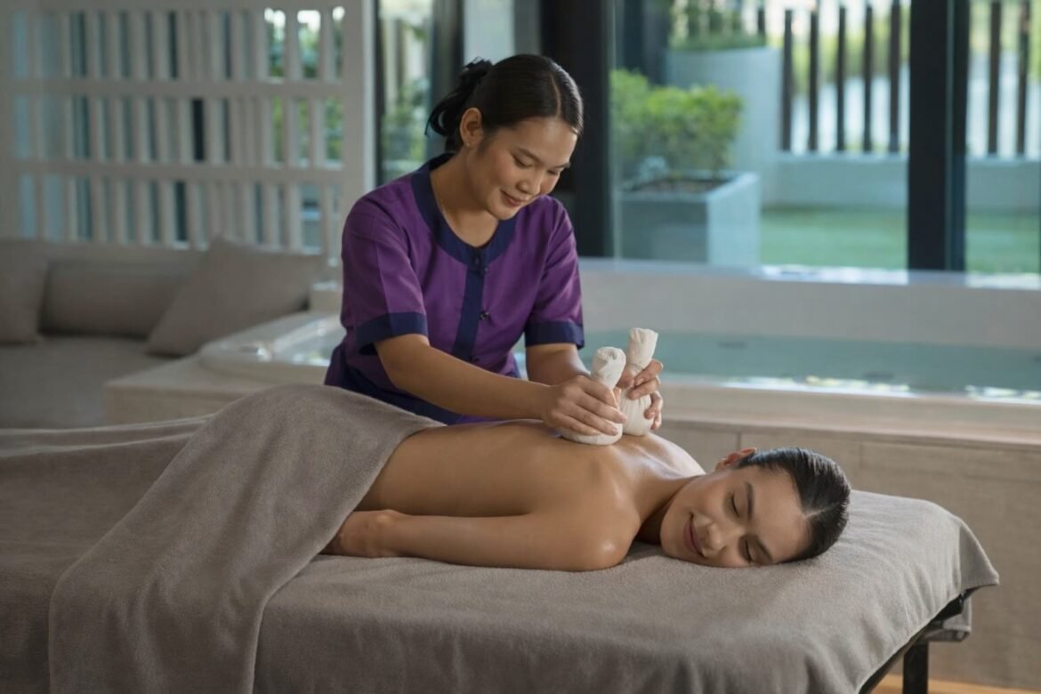 Wellness therapy at home using warm compress techniques to support relaxation and muscle recovery